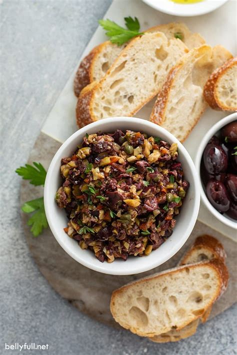 Mixed Olive Tapenade Recipe - Belly Full