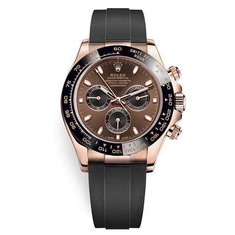 Rolex Cosmograph Daytona 116515LN Chocolate Index Oysterflex Everose ...