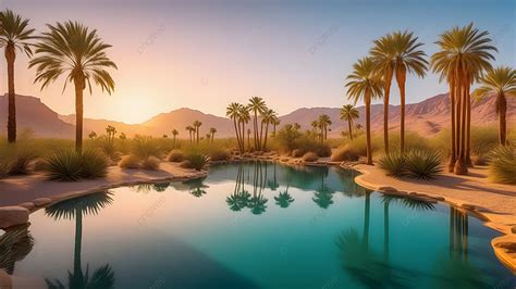 Pool At The Oasis Resort In Palm Springs California Background, Palm ...