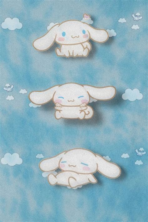 Cinnamoroll cute aesthetic cloud wallpaper / lock screen🤍💙 | Cute ...