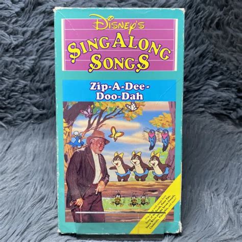 DISNEYS SING ALONG Songs - Song of the South: Zip-A-Dee-Doo-Dah VHS ...