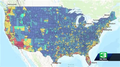 New map shows California's risk of natural disaster - YouTube