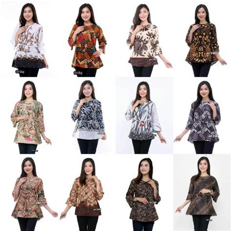 PREORDER Blouse batik JAWA BKB03 | Shopee Malaysia