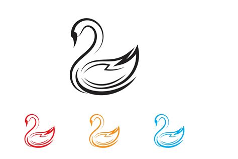 Swan Vector Logo Template Graphic by abi pandu · Creative Fabrica