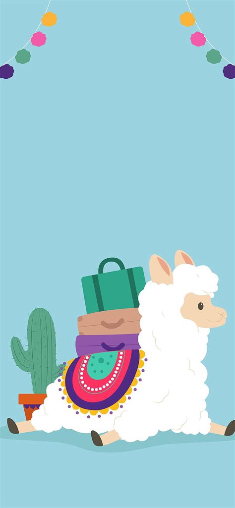 Llama iPhone, Cute Cartoon Llama, HD phone wallpaper | Peakpx