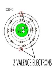 How many valence electrons does zinc have? | Socratic