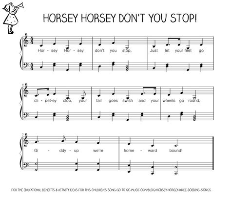 Horsey Horsey Don't You Stop! - Let's Play Music | Classroom songs ...