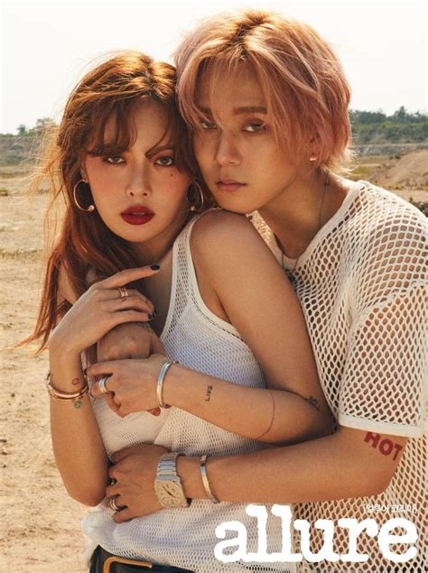 HyunA & Dawn define the epitome of a young & rich couple on the cover ...