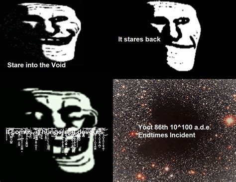 the CMB cold spot, aka Eridanus Supervoid, is a scary place : r/TrollFaceIncident