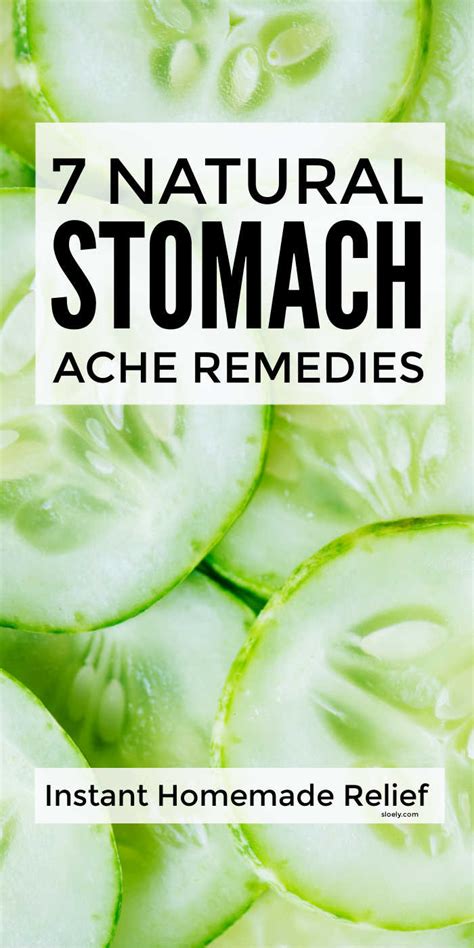 Natural Remedies for Stomach Ache and Indigestion