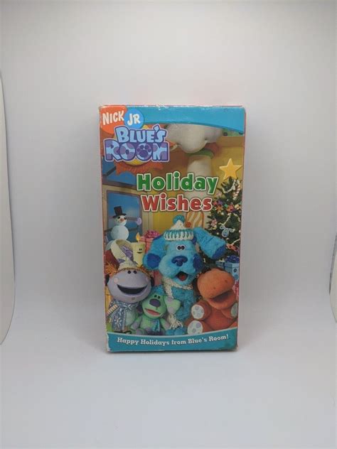 Nickelodeon Blue’s Clues Room Holiday Wishes VHS Video Tape Nick Jr Christmas 97368773837 | eBay