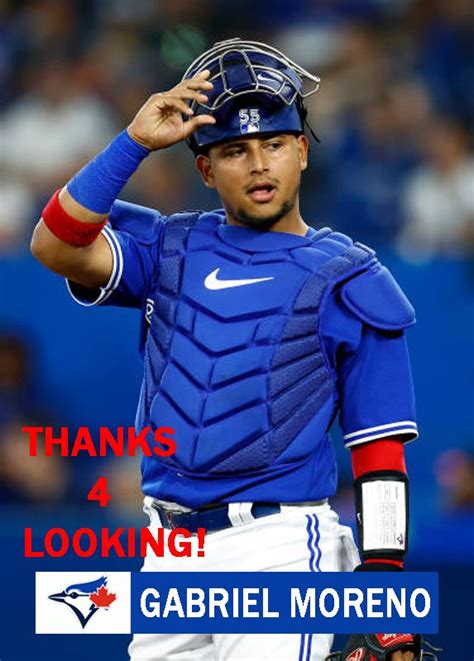 GABRIEL MORENO 2022 TORONTO BLUE JAYS BASEBALL CARD