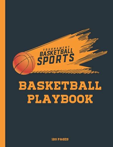 Basketball Playbook: Blank Basketball Court Diagrams Notebook, 120 ...