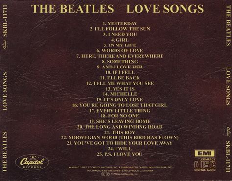 Music Of My Soul: The Beatles-1977-Love Songs(EMI/Capitol-320kbps)