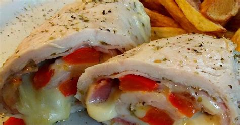 Pechugas de pollo rellenas al horno - 922 recetas caseras- Cookpad