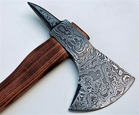 Damascus Steel Tomahawk - La Antigua Fragua