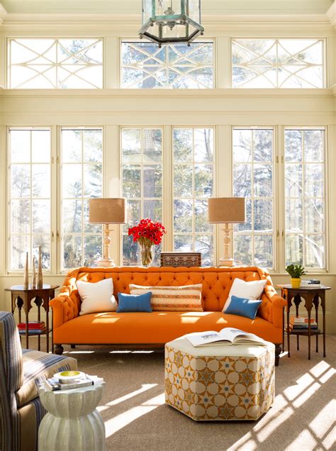 28 Stunning Orange Living Room Designs Ideas - Decoration Love