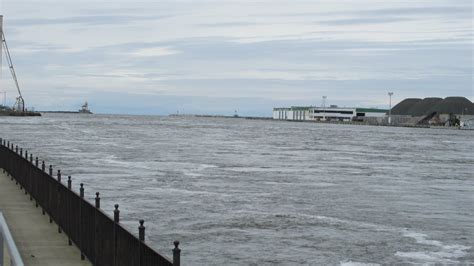 The Port of Oswego on the Oswego River at the mouth of Lake Ontario.... | Download Scientific ...