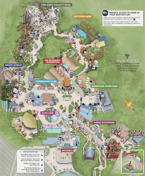 Disney Hollywood Studios Map 2021 - Map Pasco County