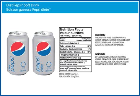 Nutrition Facts 1 Can Pepsi - Home Alqu