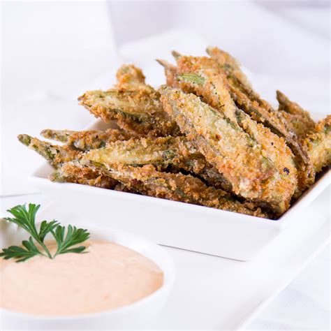 Fried Okra with Smoky Dipping Sauce | HamiltonBeach.com