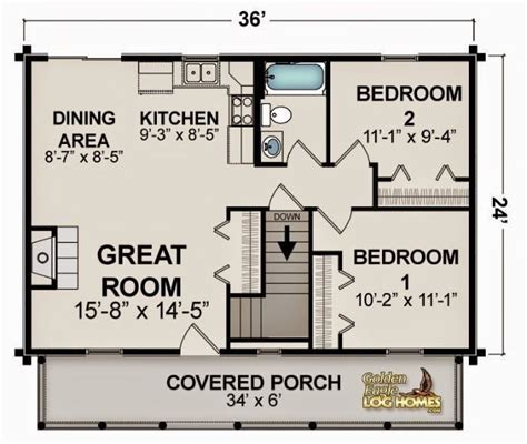 Awesome 2 Bedroom House Plans 800 Sqft - New Home Plans Design