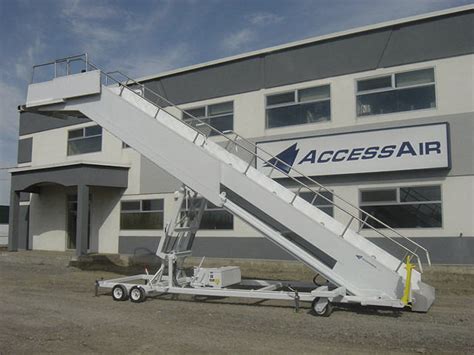 Boarding stairs - ACCESSAIR Systems - mobile / towed / for aircraft