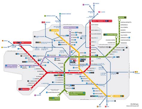 Mappa - Metropolitana di Milano