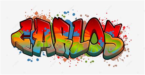 Carlos Graffiti Name Design Graffiti Word Hip Hop Graffiti Name Vector, Graffiti Word, Hip Hop ...