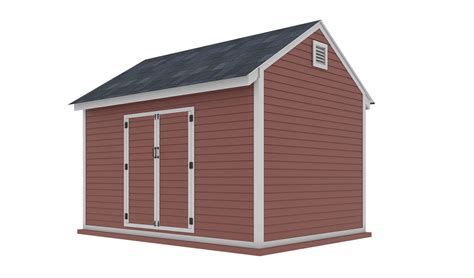 10x10 Storage Shed Plan - Shedplans.org