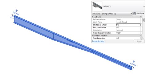 Tapered Beam Revit Family - The Best Picture Of Beam