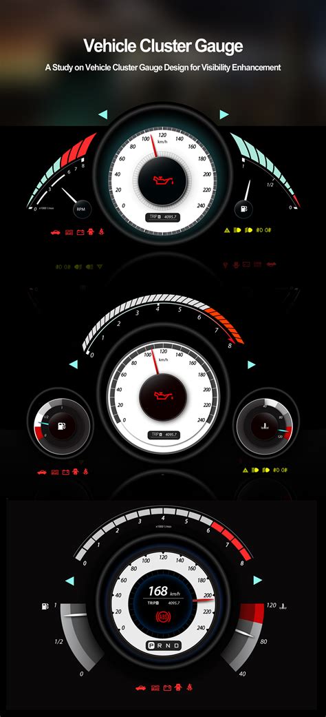 Vehicle Cluster Gauge Design :: Behance