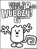 Wow Wubbzy Coloring Pages Kids Nickelodeon Book Dinokids Print  sketch template