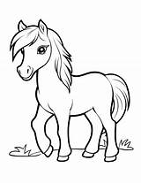 Kawaii Pony Coloring Page Horse Pages Colori  Vrogueco sketch template