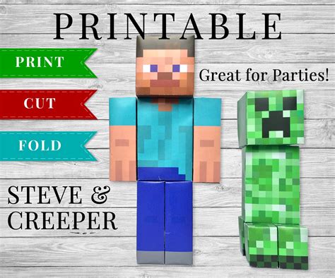 Printable Minecraft Characters