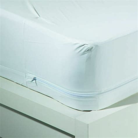 Bed Bug Waterproof Zippered Vinyl Mattress Cover/Protector 9" Encasement Full Size (Set of 2 ...