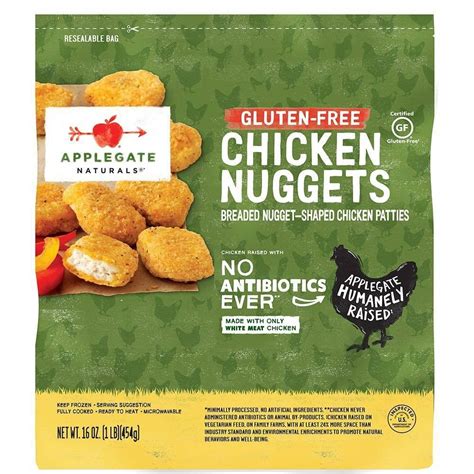 Applegate Natural Gluten-Free Chicken Nuggets Family Size, Frozen - 16oz | Gluten free chicken ...