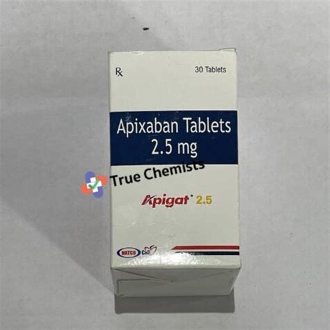 Buy Generic Eliquis 2.5 mg | Apigat Online at TrueChemists