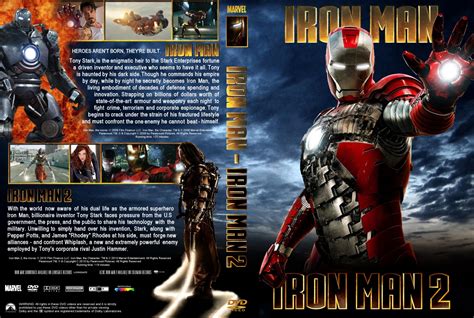 Iron Man Double Feature - Movie DVD Custom Covers - Iron Man 1 2 ...