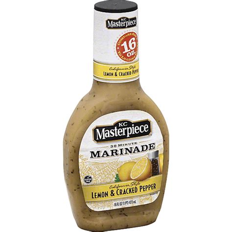 KC Masterpiece Marinade, 30 Minute, Lemon & Cracked Pepper | Marinades | Superlo Foods