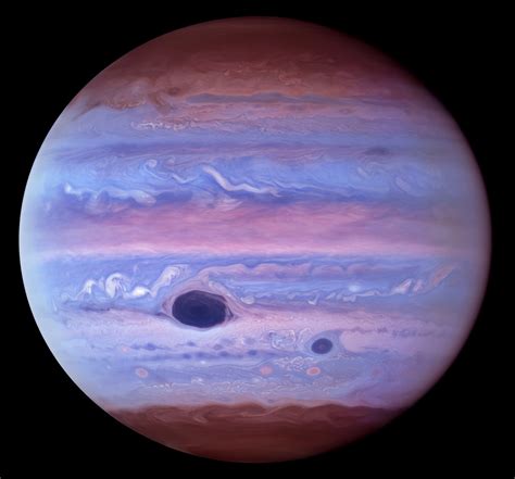 Multimedia Gallery - Hubble ultraviolet image of Jupiter | NSF - National Science Foundation