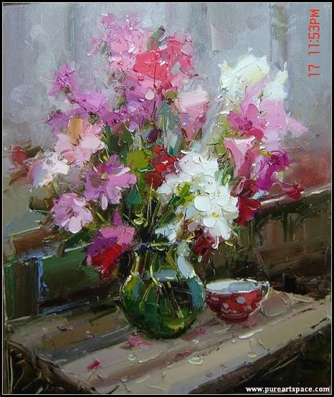 Impressionist flower Painting by Antonio - Fine Art America