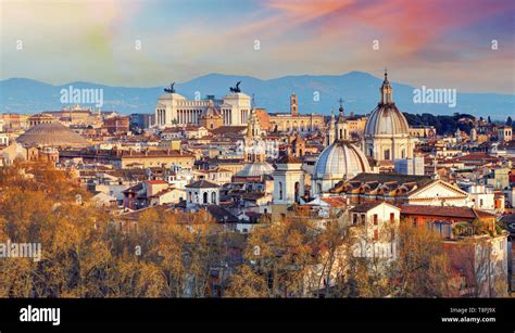 Rome - skyline, Italy Stock Photo - Alamy