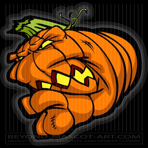 Cartoon Pumpkin Face - Graphic Vector Halloween Image | EPS JPG