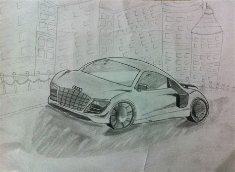 Best 3D Pencil Shading Car [audi-Car] Sketching Drawing Tricks | Bike Car Art Photos Images ...