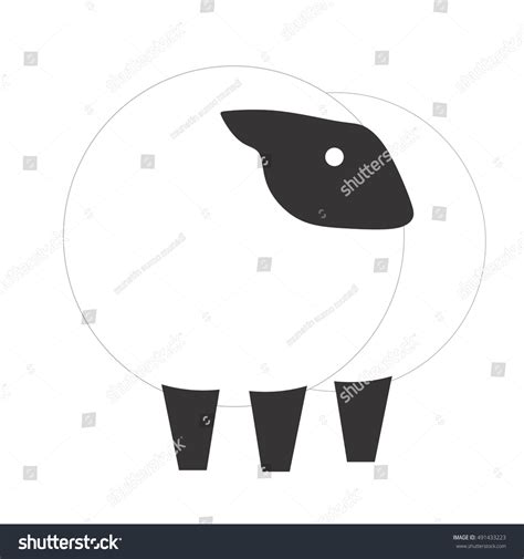 Sheep Vector Logo Stock Vector (Royalty Free) 491433223 | Shutterstock