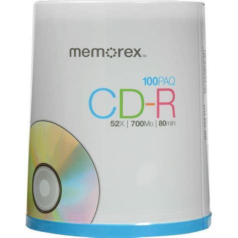 Memorex CD-R Discs (Spindle, 100-Pack) 04581 B&H Photo Video