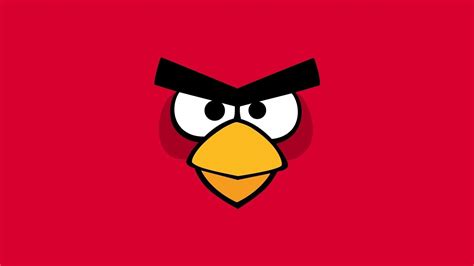 Angry Bird logo Angry Birds #minimalism #1080P #wallpaper #hdwallpaper #desktop | Bird wallpaper ...