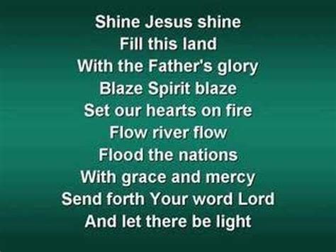 Shine Jesus Shine (worship video w/ lyrics) - YouTube