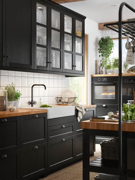 LERHYTTAN black stained kitchen – a guide - IKEA